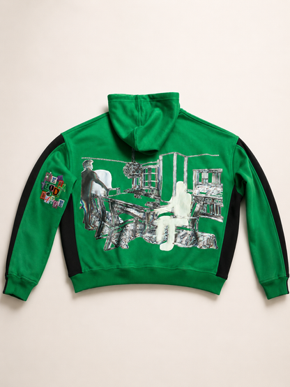 Plain Geen Hoodie