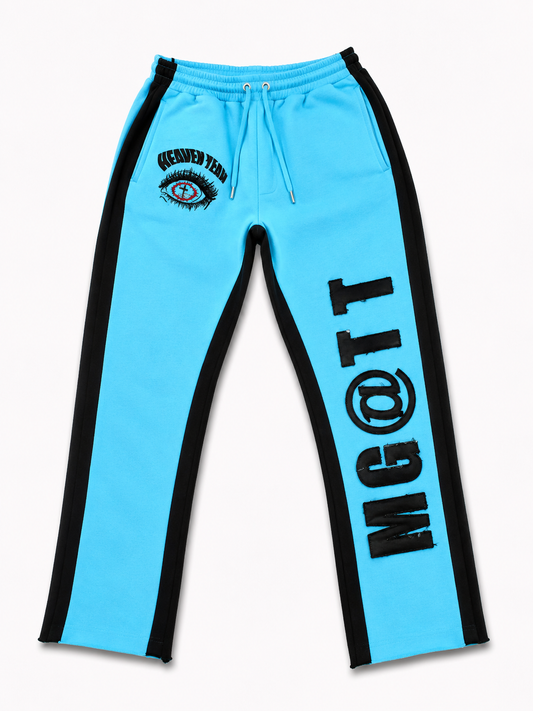 Mg@TT Plain Blue Sweatpants