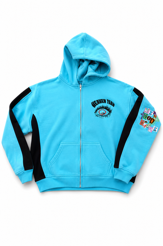 Mg@TT Plain Blue Hoodie