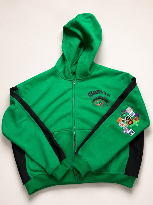 Plain Geen Hoodie